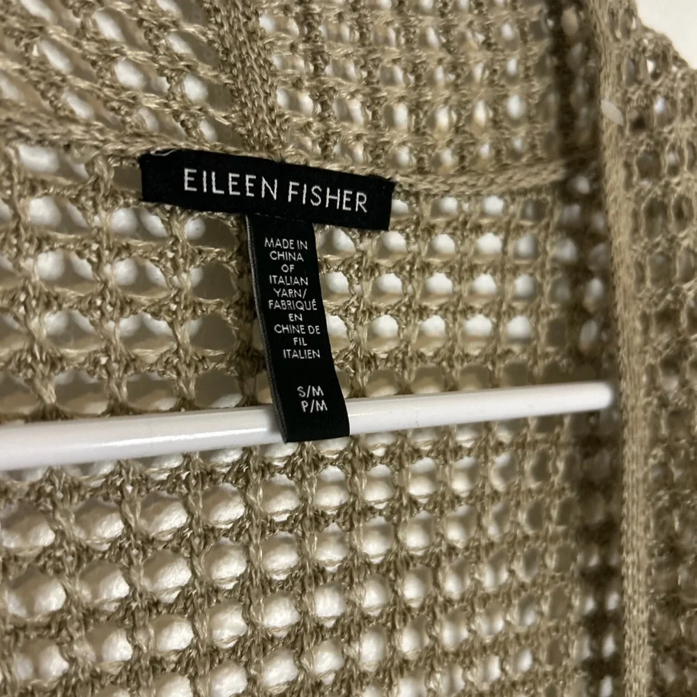 Eileen Fisher Open Stitch cardigan